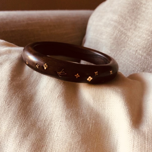 Louis Vuitton Silvania Narrow Wooden Bracelet - Picture 1 of 5